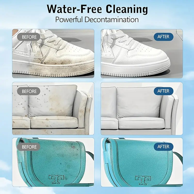 White Shoe Cleaning Paste – Whitening & Stain Remover for Shoes, Leather, Bags & Car Interiors
