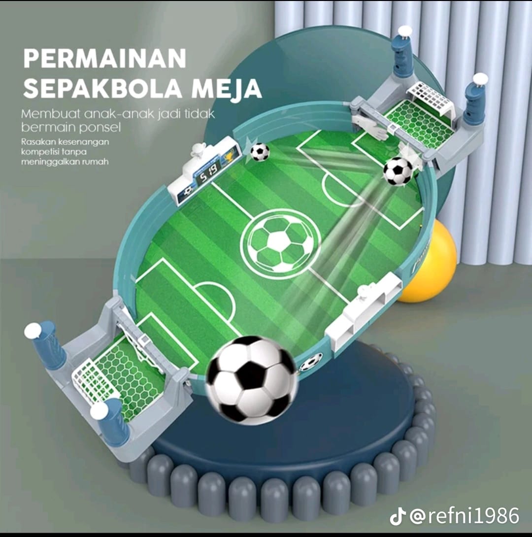 Mini Football Tabletop Game Set, Soccer Pinball Game for All Ages Indoor Portable