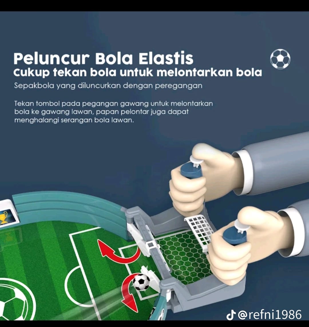 Mini Football Tabletop Game Set, Soccer Pinball Game for All Ages Indoor Portable