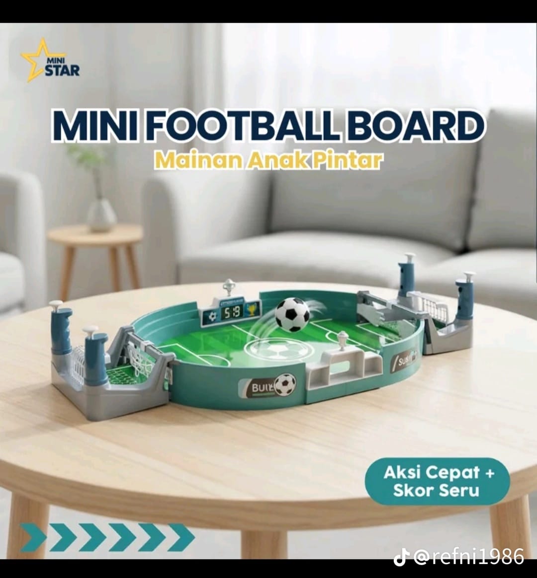 Mini Football Tabletop Game Set, Soccer Pinball Game for All Ages Indoor Portable