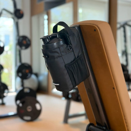 Magnetic Gym Bag with Phone Holder and Storage Pockets